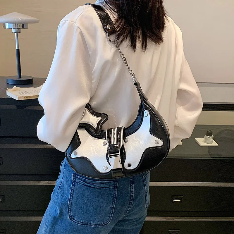 AristoWear Metallic Moon Bag