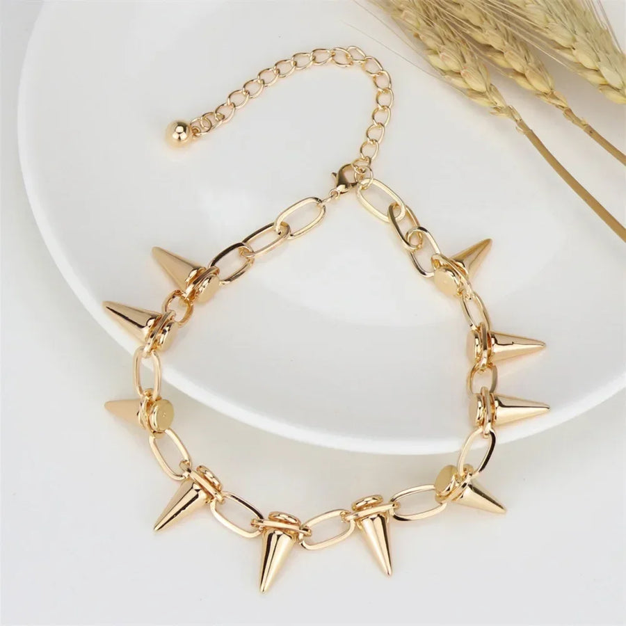AristoWear Spiked Choker Necklace