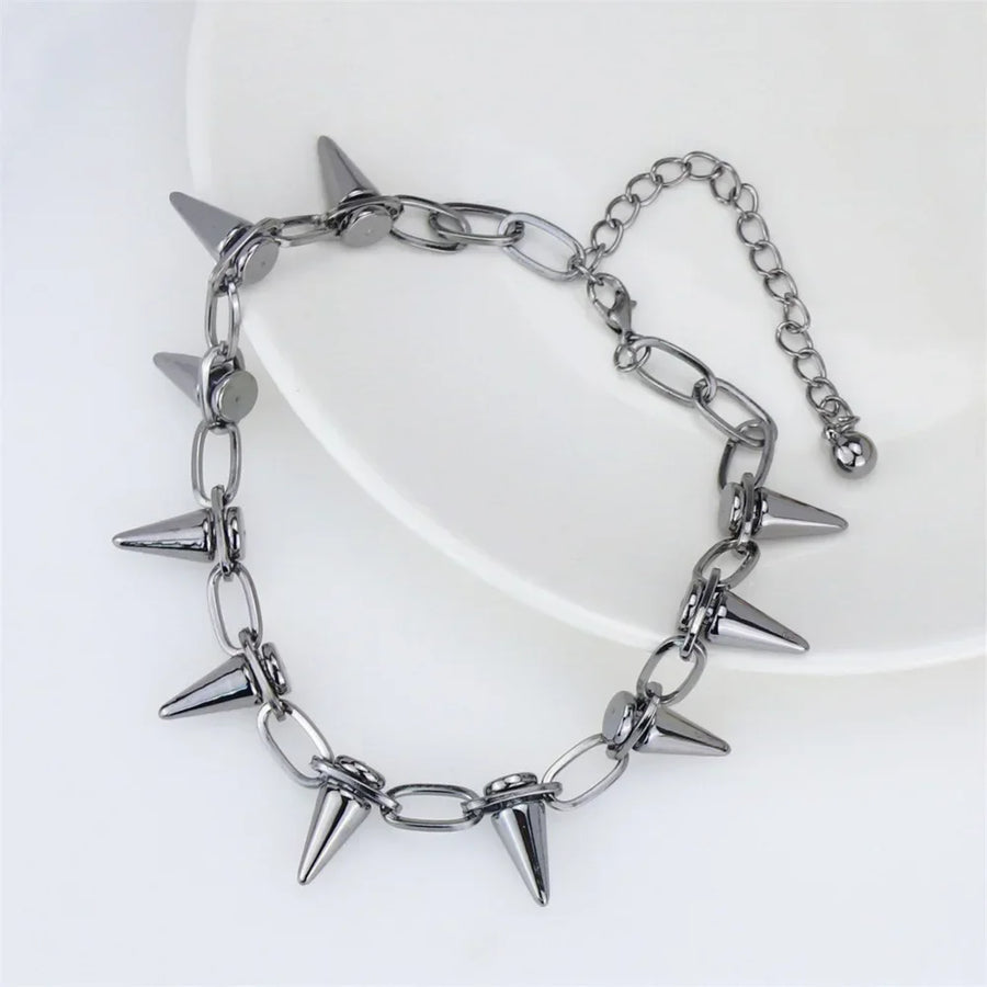 AristoWear Spiked Choker Necklace